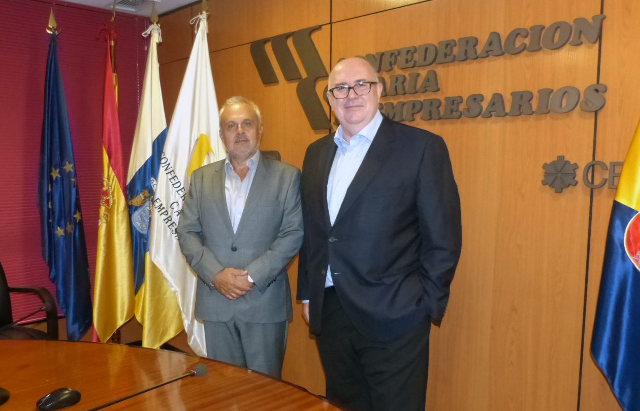 El vicepresidente de la Zona Especial Canaria visita la CCE